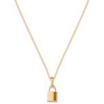 Load image into Gallery viewer, Uma Lock Necklace -Gold
